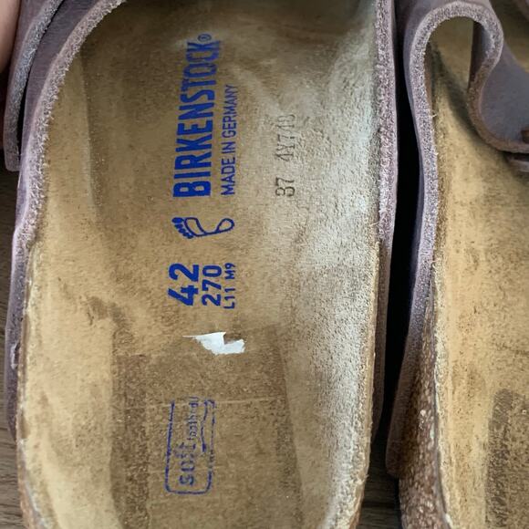 Birkenstock Arizona Oiled Leather Habana Two Strap 42 EU | 11-11.5 W | 9-9.5 M - Picture 10 of 13